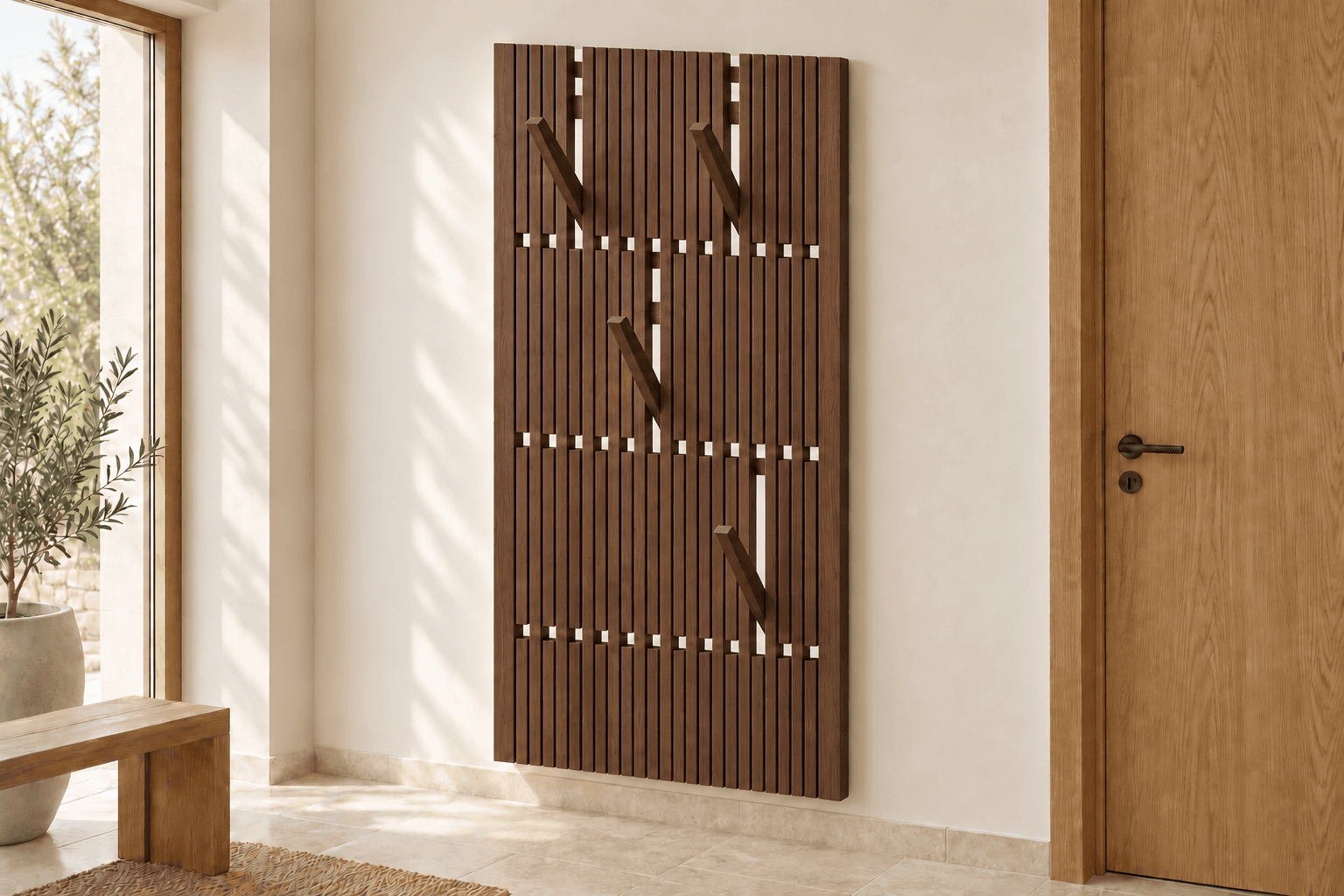 Lamellengarderobe klappbar