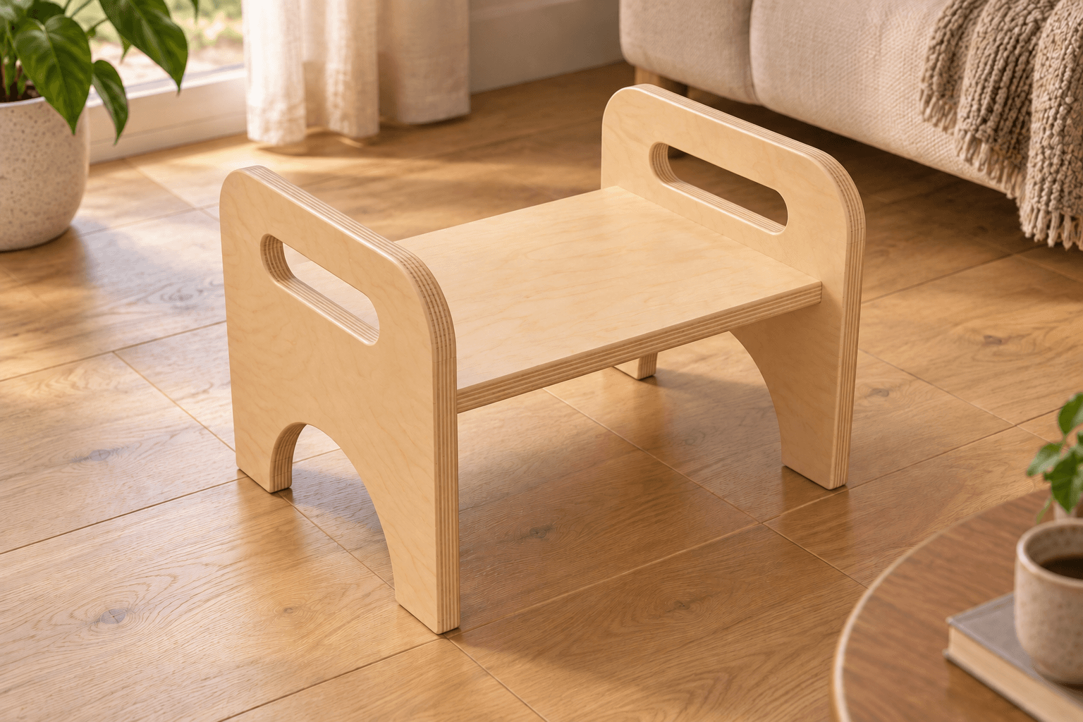 Niedriger Hocker